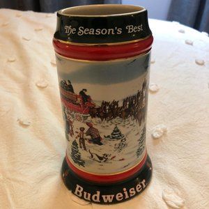 Vintage 1991 BUDWEISER  The Season's Best Collector's Series Mug